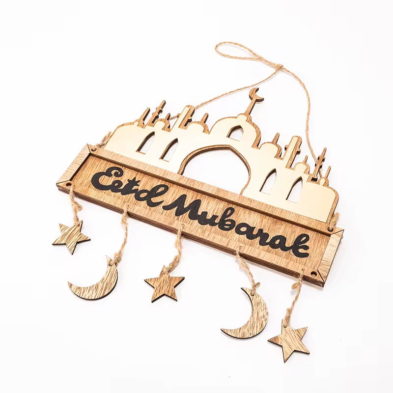Eid Mubarak door hanger