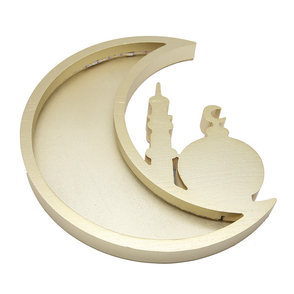 Light up moon tray