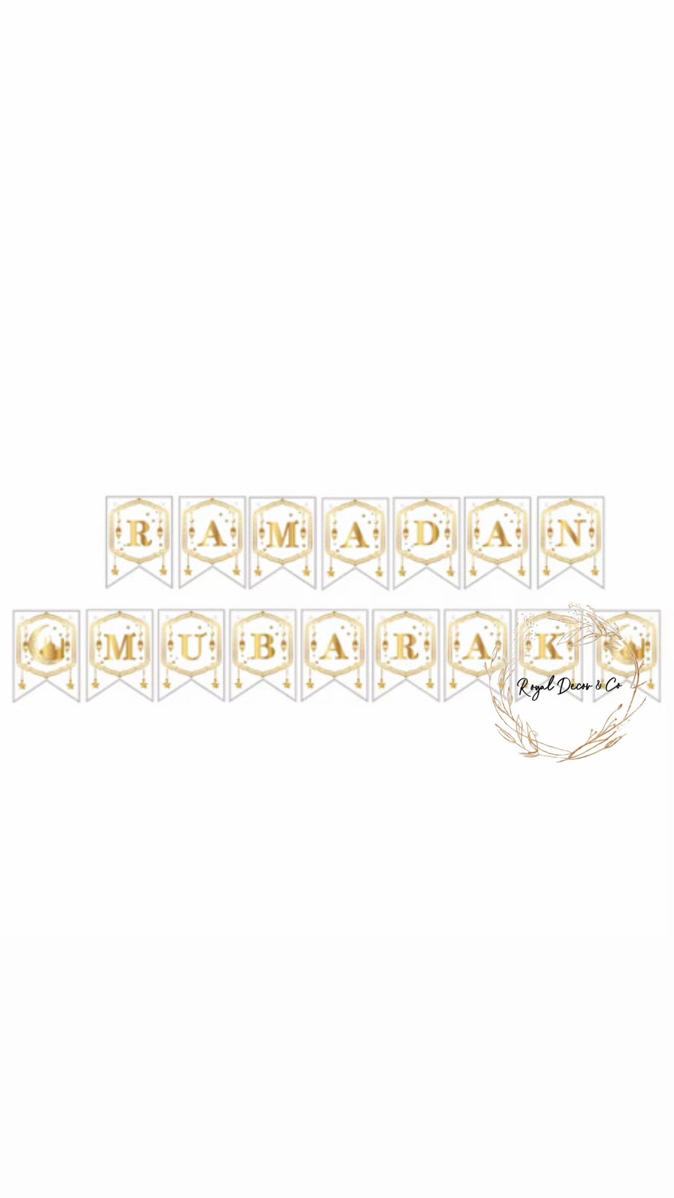 Ivory White Ramadan Banner