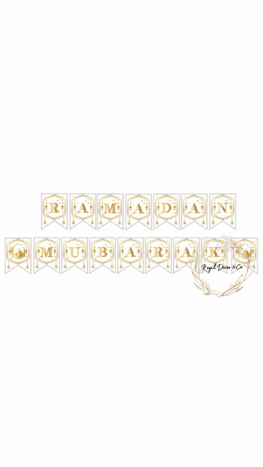 Ivory White Ramadan Banner