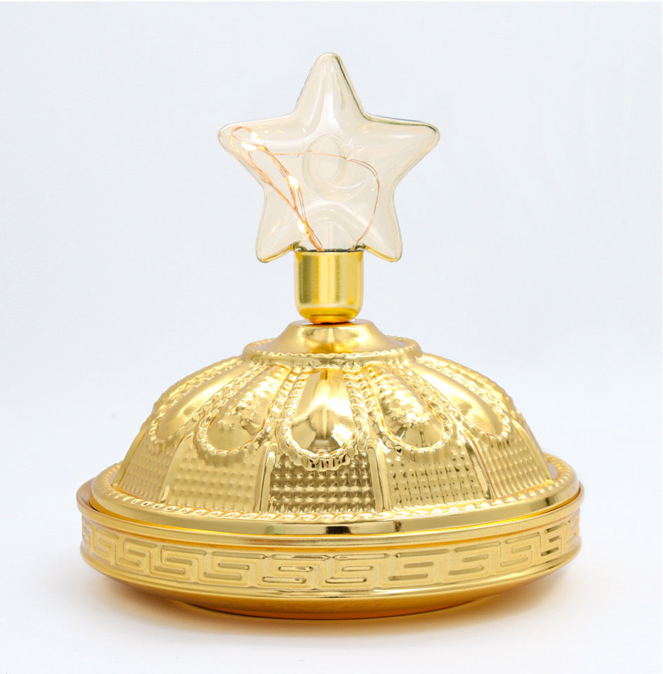 Star lighting serving tray