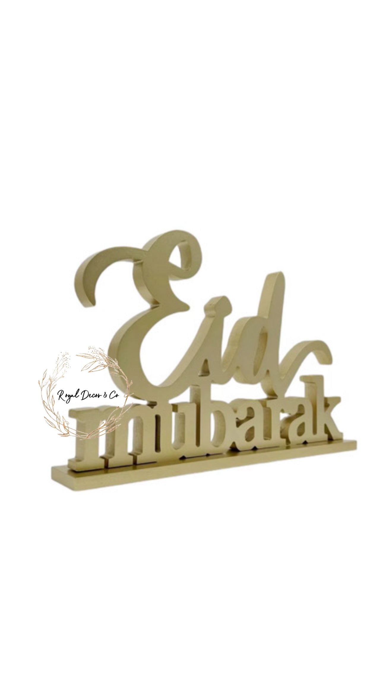 Eid Mubarak standing