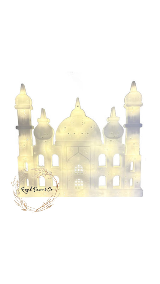Window decoration mosque with led